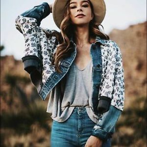 ISO FREE PEOPLE DITSY DENIM JACKET ANY SIZE